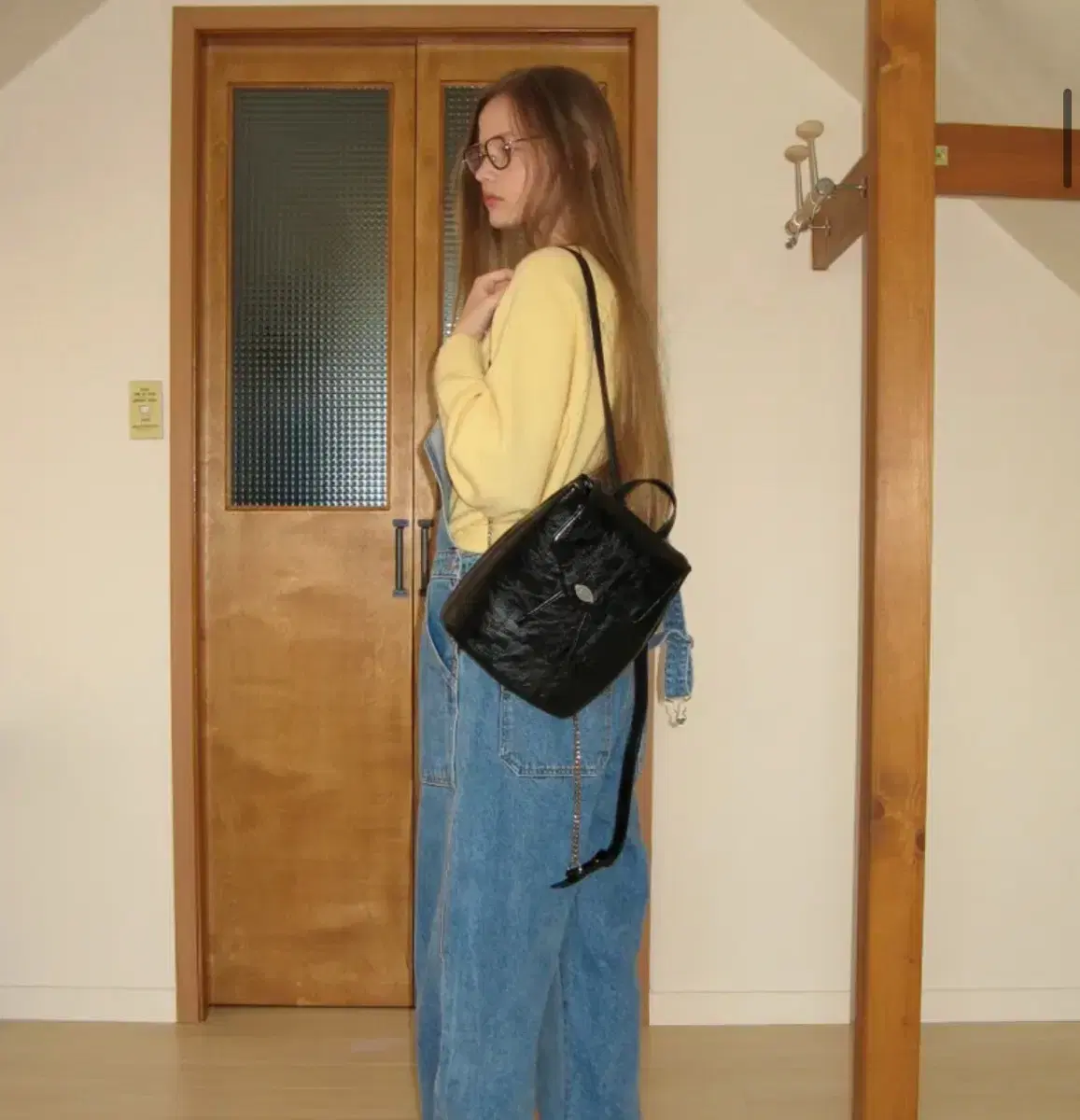 New) Somewhere Butter Mini Backpack Velvet Black #썸웨어버터